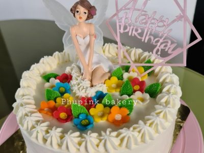 เค้กสตรอเบอรี่นมสด 2 ปอนด์